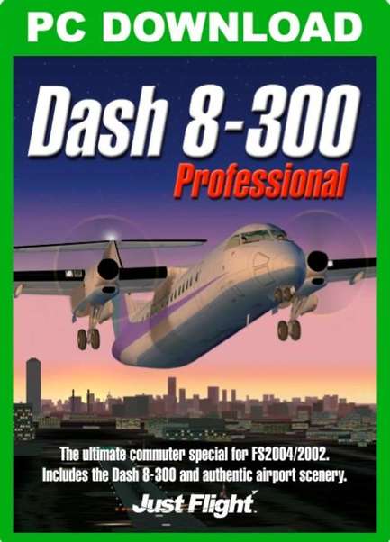 Dash 8-300 Professional (download version FS2004) J3F000046-D