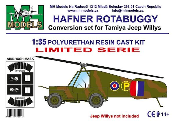 Hafner Rotabuggy Conversion (Tamiya willy's Jeep) MH K35001