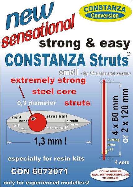 Constanza Struts - small (72) - 1,3mm CON6072071