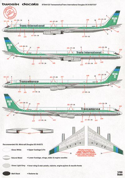 Douglas DC8-63/73CF (Transamerica) sts44123