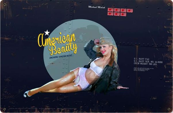 American Beauty - pinup PTS-EC007