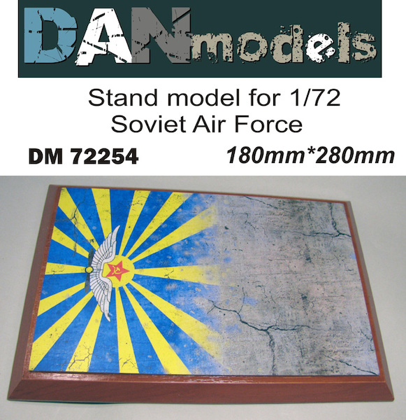 Stand model Soviet Air Force 160mm x 240mm DM72254