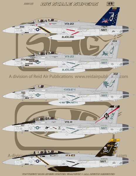 Big Scale Supers (F/A18E/F Super Hornet) SHG32011