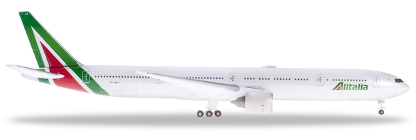 Herpa Boeing 777-300ER Roma di Alitalia in Miniatura per la Collezione Artigianale e Come Regalo 612555