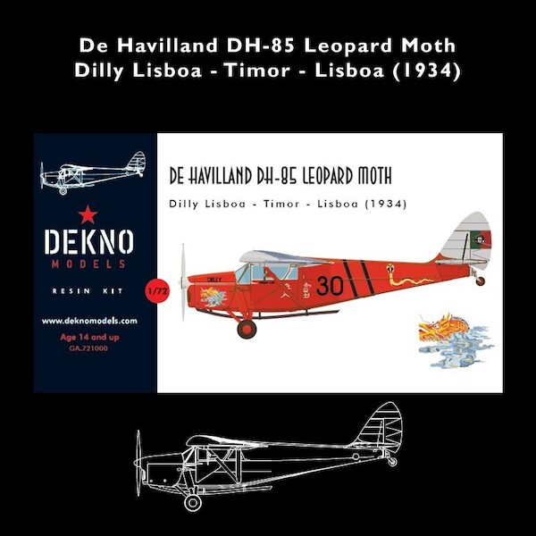 De Havilland DH-85 Leopard Moth (Dilly) GA.721000