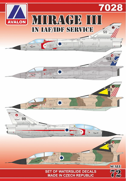 Mirage III in IAF/IDF Service 7028