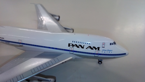 Boeing 747SP Pan Am N540PA China Clipper, (no antenna) 07006