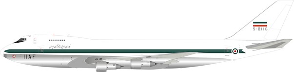Boeing 747-200 Iran Air Force 5-8116 polished  IF741IIAF01P