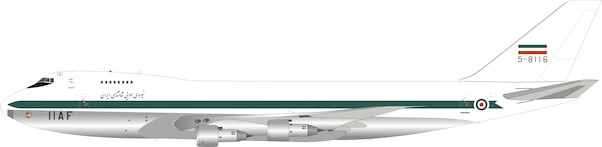 Boeing 747-200 Iran Air Force 5-8116 polished IF741IIAF01P