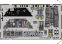 Detailset F111E Interior Self Adhesive (Hobby Boss) FE507