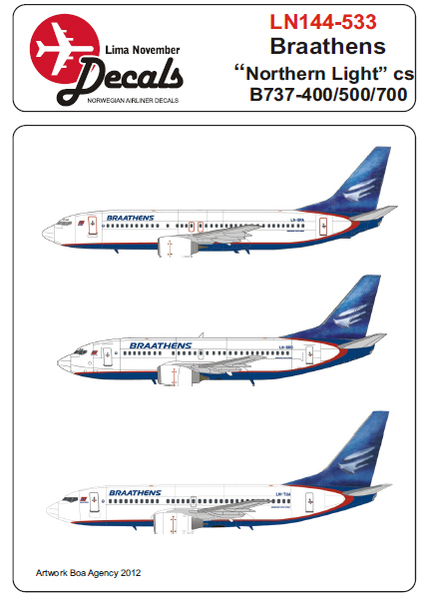 Boeing B737-400/500 and 700 (Braathens