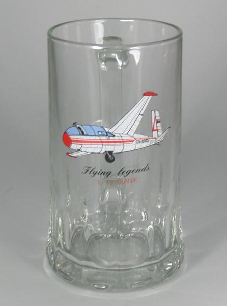 Beerglass (0,5l) Flying Legends Let L13 Blanik glider KL03