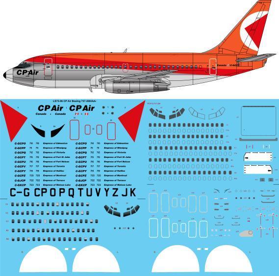 Boeing 737-200 (CP Air) 72-181