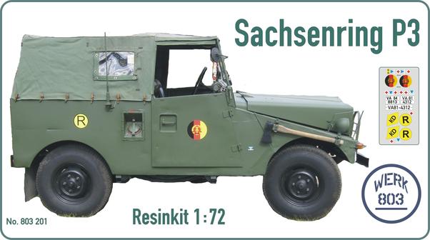 Sachsenring P3, NVA Jeep 803201
