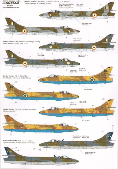 Foreign Hawker Hunters X72214