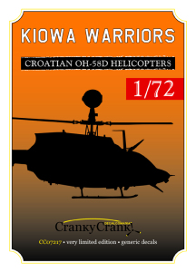 Kiowa Warriors, Croatian OH58D helicopters CC72017