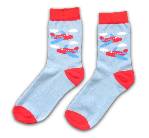Pair of aircraft socks for children SOK-0241