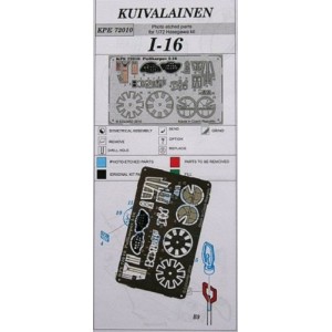Detailset Finnish Polikarpov I-16 Type 24 (Hasegawa) KPE72010