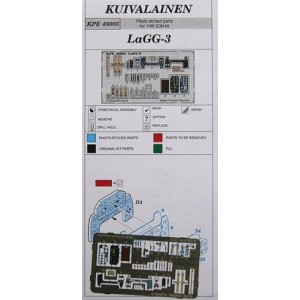 Detailset Finnish Lavochkin LaGG3 (ICM) KPE48005
