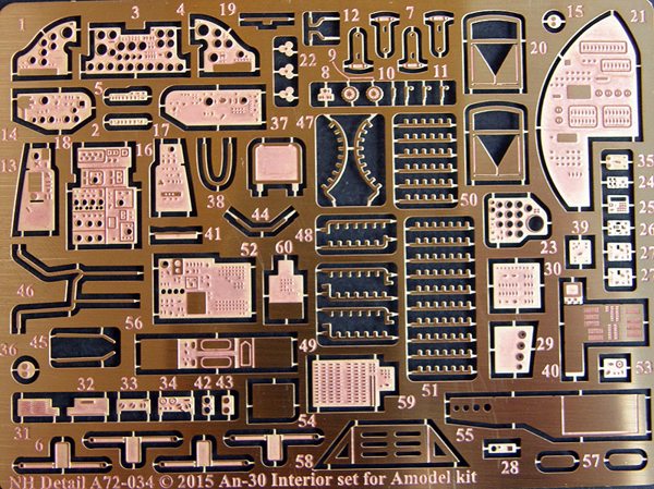 Antonov An30 Interior Detail set (A-Model) A72-034