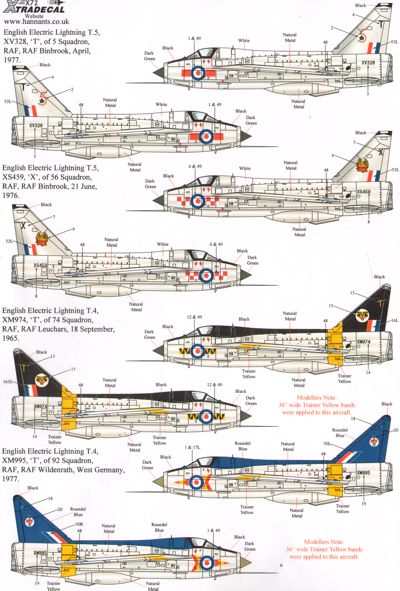BAC/EE Lightning T.4/T.5 Part 1 X72200