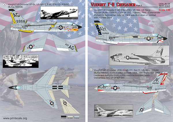 Vought F8 Crusader PRS48-139