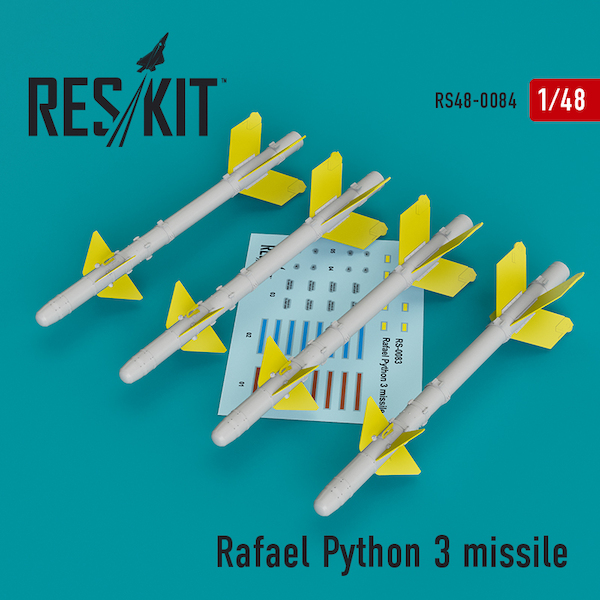 Rafael Python 3 Missile (4x) RS48-084