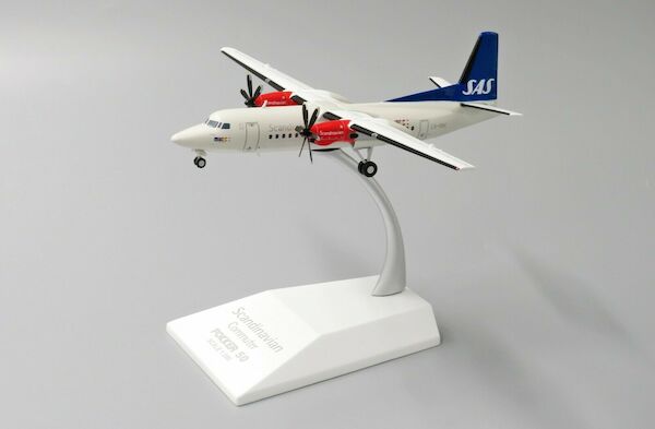 Fokker 50 SAS, Scandinavian Airlines LN-RNC With Stand XX2052