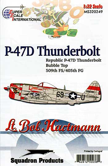 32-249 Republic P47D Thunderbolt Bubbletop (509th FS/405FG) 32-249
