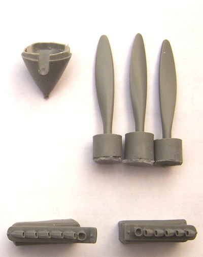 Ilyushin IL2 Sturmovik external parts (Eduard, Accurate Miniatures, Italeri) ZIP48003