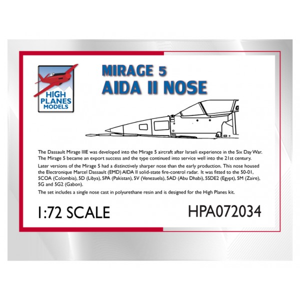Dassault Mirage 5 Aida II Nose (Italeri / Revell) HPA032002
