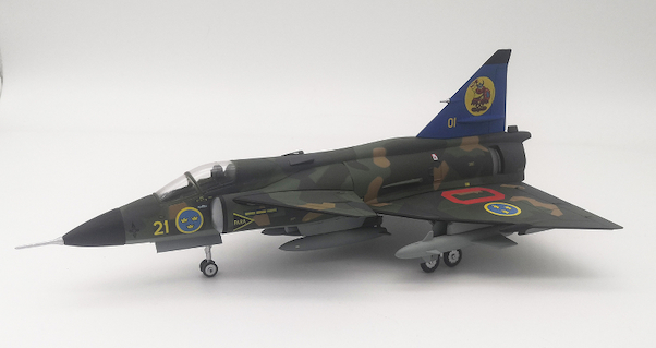 Saab JA37 Viggen Swedish Air Force, 01 Last Flight August 2000 DELAYED INDEFINIITELY AV7242007