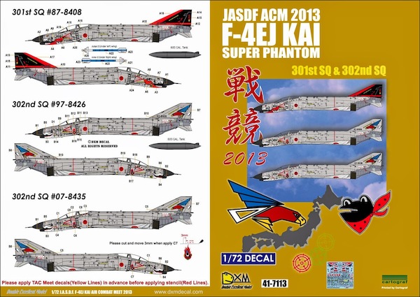F4EJ Kai Super Phantom (301sq and 302sq JASDF ACM2013 JASDF) DXM41-7113