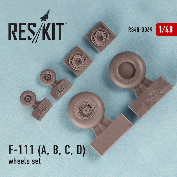 General Dynamics F111 (A, B, C, D) wheels set (Early) RS48-069