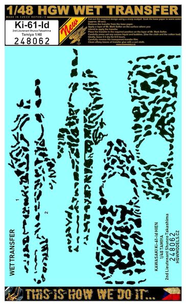 Wet Transfer camouflage Ki61-1D Hien 'Tony