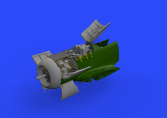 Focke Wulf FW190A-8 engine and fuselage Guns (Eduard) E648464