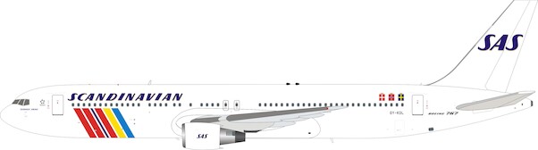 Boeing 767-300ER SAS Scandinavian Airlines OY-KDL With Stand IF763SK0421