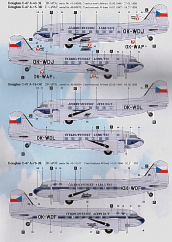 Douglas DC3/C47 (Czechoslovak Airlines CSA) boa14432