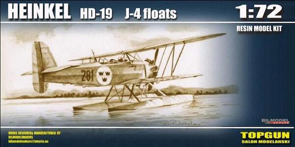 Heinkel HD19 (ASJA J4) on floats (Swedish AF) (RESTOCK) K053