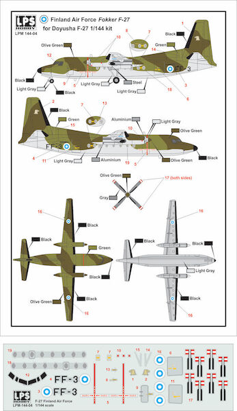 Fokker F27 Friendship (Finnish AF) LPM144-04