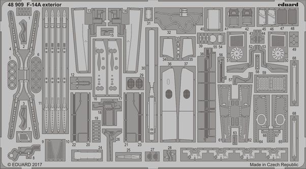 Detailset F14A Tomcat Exterior (Tamiya) E48-909