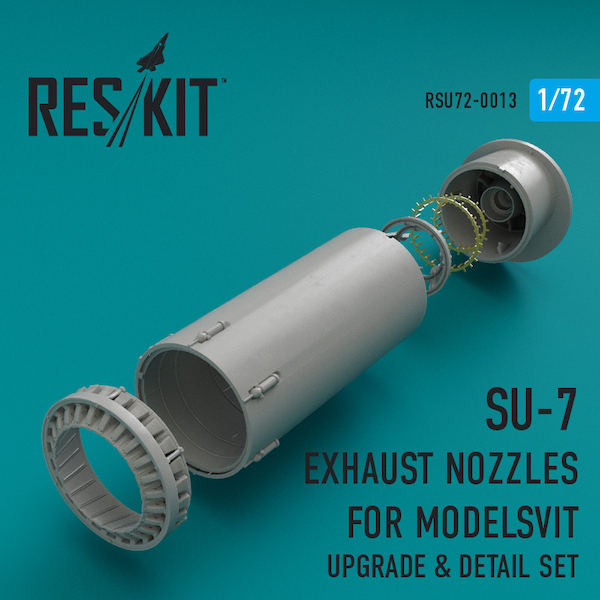Sukhoi Su7 Exhaust nozzle upgrade set (Modelsvit) RSU72-0013