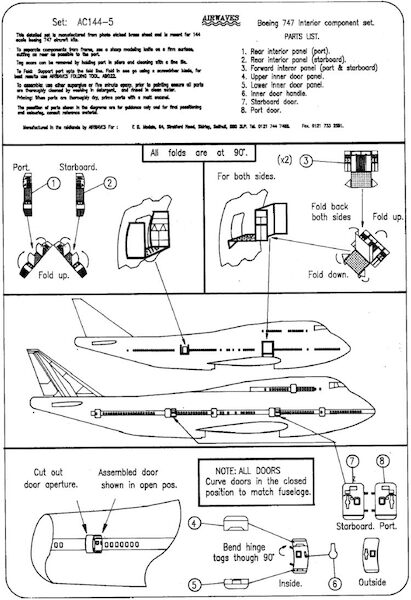 Boeing 747 Interior Detailset AEC44005