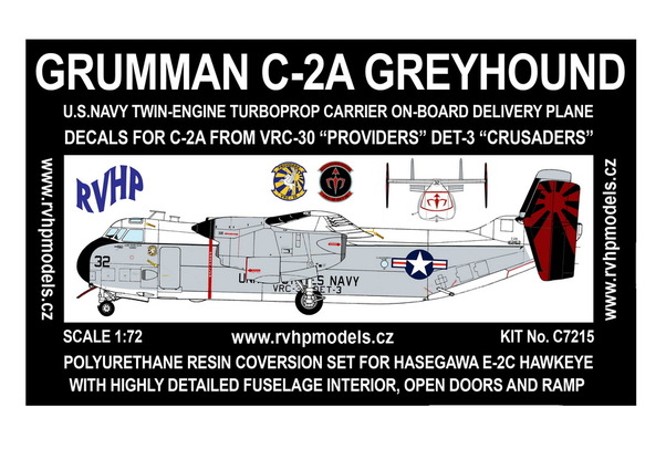 Grumman C-2A Greyhound (VRC-30 Providers Det-3 Crusaders) C7215