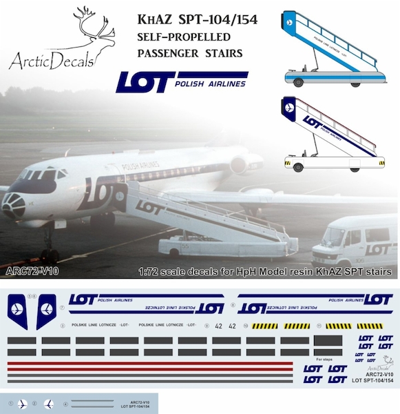 LOT markings for KHAZ SPT-104/154 Self propelled Passenger stairs (HPH) ARC72-V10