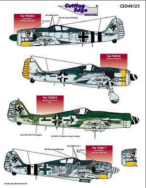 Focke Wulf FW190A-6/7/F-8/D-9 #6 CED48125