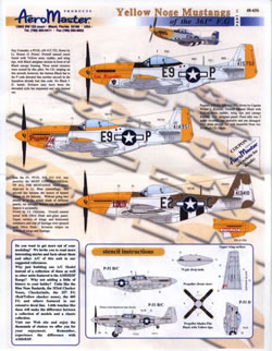 Yellow Nose Mustangs of 361FG Part 2 (P51D) AMD48-656