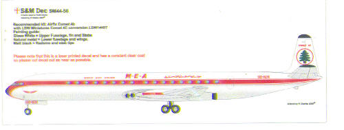 De Havilland Comet 4b (Middle EAst Airlines) sm44-56