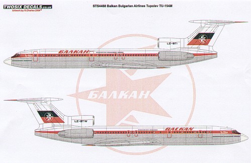 Tupolev Tu154M (Balkan Bulgarian - Early) sts4468