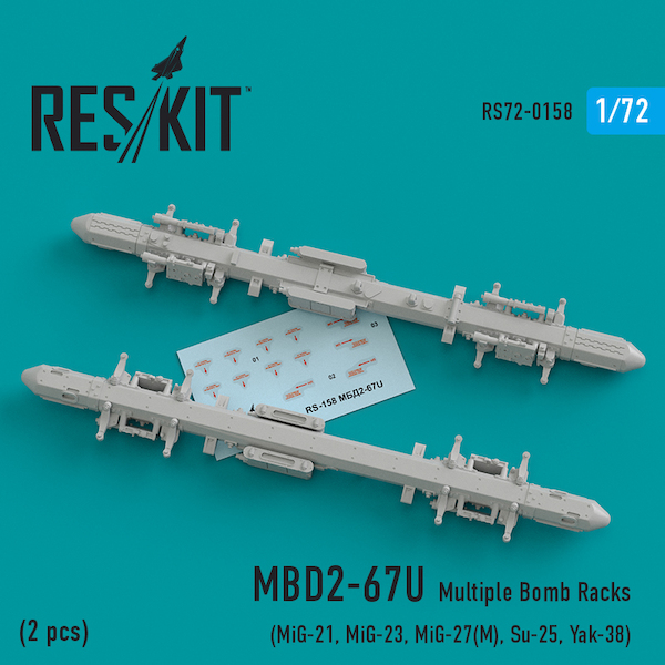 MBD2-67U Mulitple Bomb racks (2x) RS72-0158